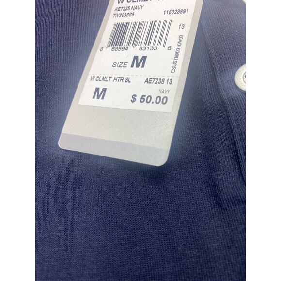 Women's Adidas Golf Climate Essential Sleeveless Polo Tank Navy Size Medium - Picture 9 of 9